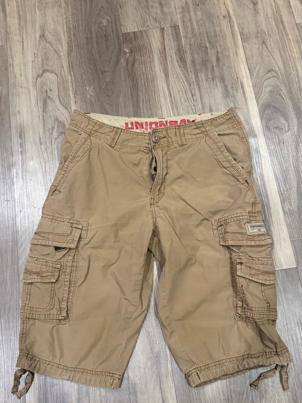 UNIONBAY Men's Khaki Cargo Shorts